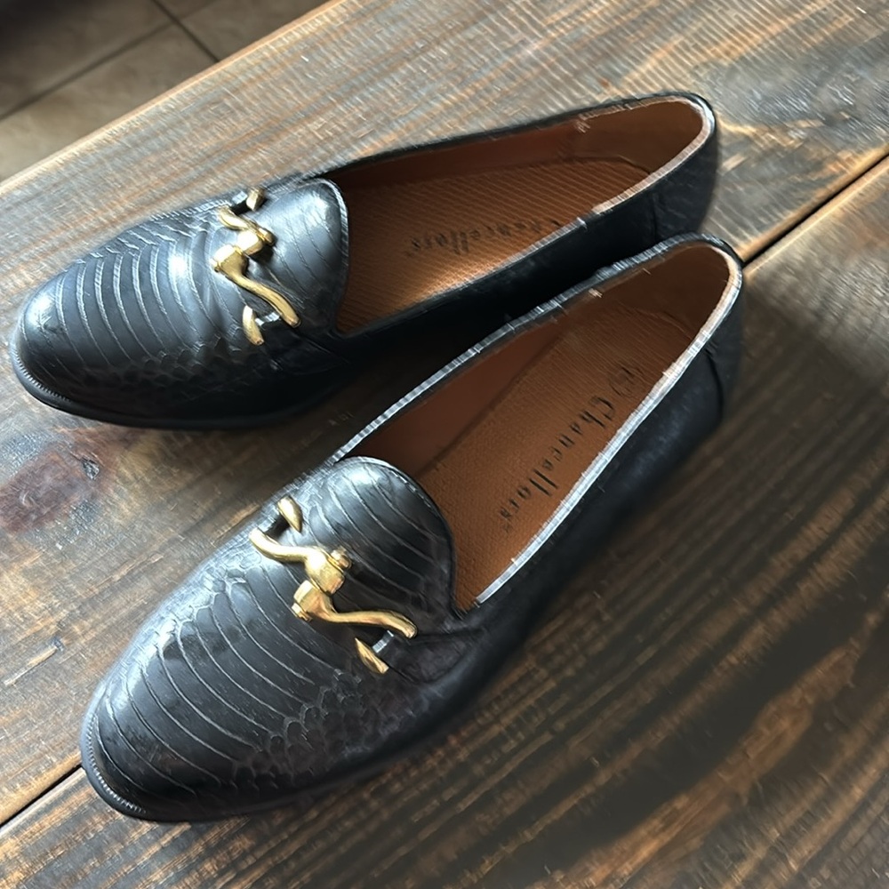 Chancellor Black Leather Loafers